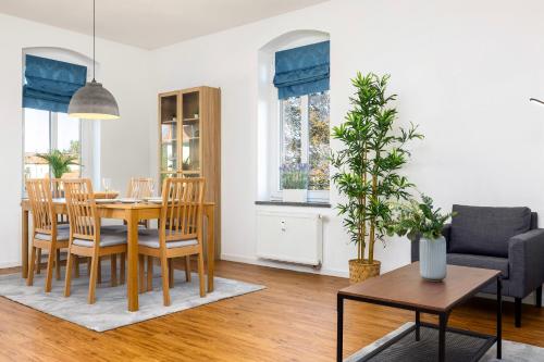 70 qm Wohlfühlperle - ruhig und trotzdem schnell im Zentrum - großer Balkon, Drážďany (fotografie 4)