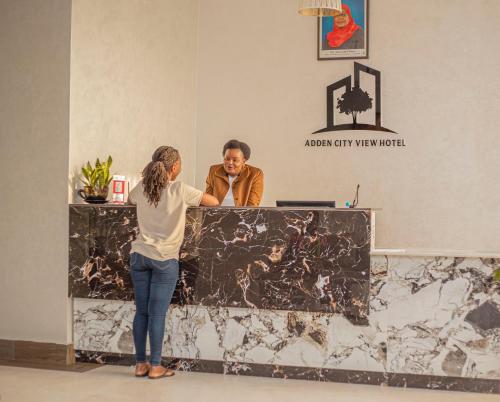 Lobby, Adden City View Hotel in Mwanza