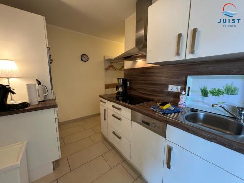 кухня, Landhaus Gertrude 106 - Wohnung Ida in Юйст