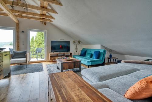 Penthouse mit Aussicht über den Wald