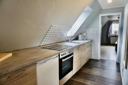 Konyha, Ferienwohnung Deichblick Dagebüll (Ferienwohnung Deichblick Dagebull) in Dagebull