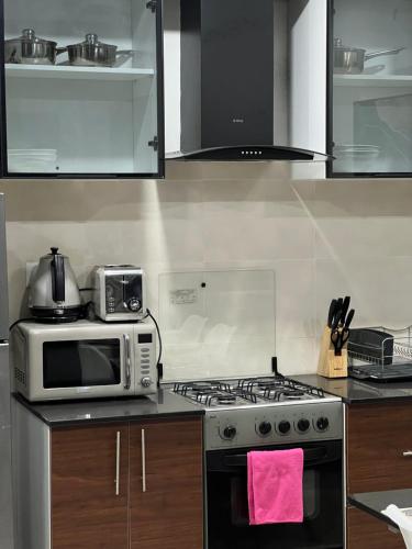 Kitchen, Stylish 1-Bedroom Apartment at Aqua View in Bijilo