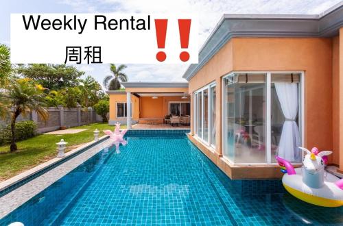 New Modern Thai 4BR Pool Villa in Pattaya - NOT A HOTEL