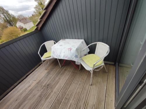 Balkons/terase, Ferienwohnung "Zur alten Schreinerei" Gundelfingen - Donau in Gundelfingen an der Donau