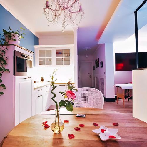 Dream Room avec Jacuzzi, Sauna, Table de massage et Lit à eau (Dream Room avec Jacuzzi, Sauna, Table de massage et Lit a eau) in Forbach