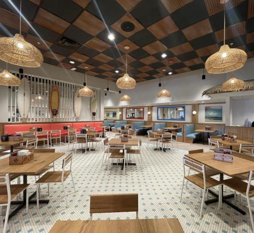 ห้องอาหาร, Six Flags Great Escape Lodge & Indoor Waterpark in ควีนสบิวรี (NY)