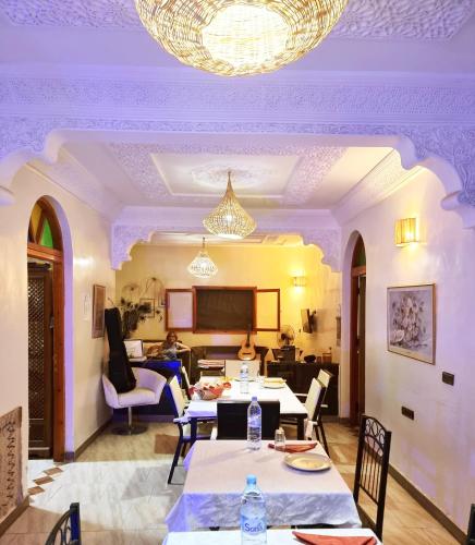 Étterem, Villa des étoiles in Ourika