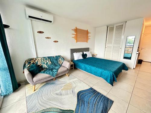 Studio Le Rivage - Accès plage - Location saisonnière - Le Gosier