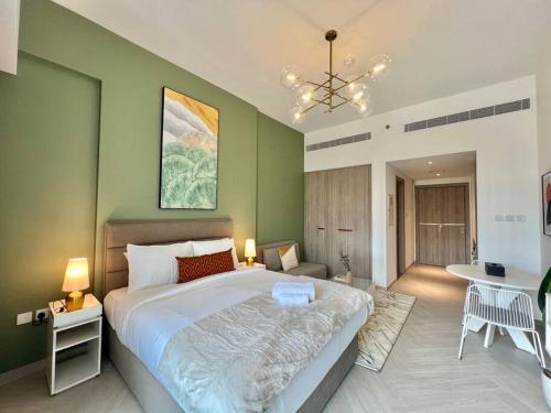 Waves - Ideal Dubai Retreat, Elegant Studio in Oxford 212, Dubaj (zdjęcie 2)