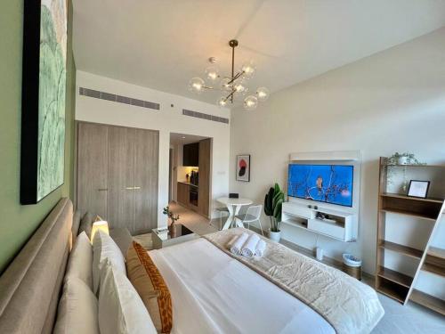 Waves - Ideal Dubai Retreat, Elegant Studio in Oxford 212, Dubaj (zdjęcie 5)
