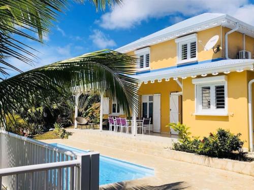 ระเบียง/ชานเรือน, Villa Ambre Marine in เลอ ยามัน
