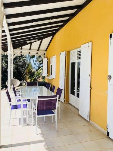 ระเบียง/ชานเรือน, Villa Ambre Marine in เลอ ยามัน