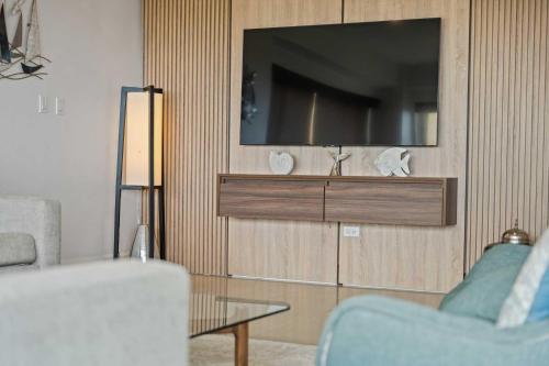 Beachfront - Aqua Vista 3BR condo - A347, Palm-Eagle Beach (foto 7)