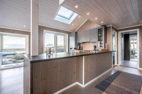 virtuve, Lofoten Links Lodges in Gimsoy