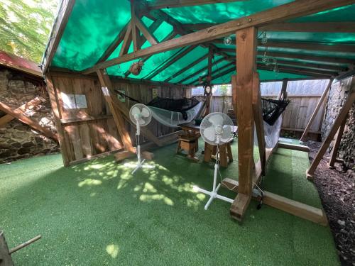 Les hamacs aux Saintes in Terre-de-Haut