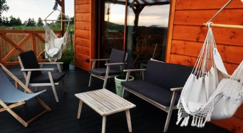 Balkons/terase, Sowi Widok in Rzeczka