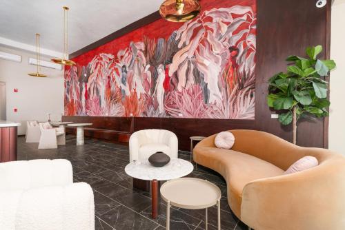 Vestíbulo, The Oliver Hotel in San Juan