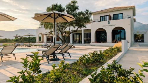 Viesnīcas āriene, Costa Ionica · Mytikas Seaside Hotel in Paliovarka