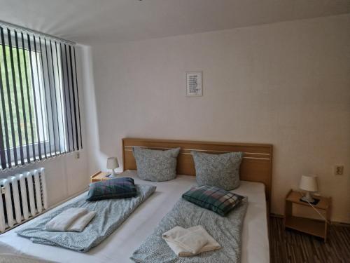 1 queen bed, 1 twin bed, 1 sofa bed
