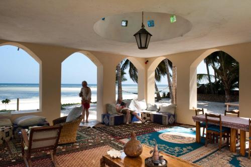 Koplietošanas atpūtas telpa ar TV, Sawa Sawa Beach House in Msambweni
