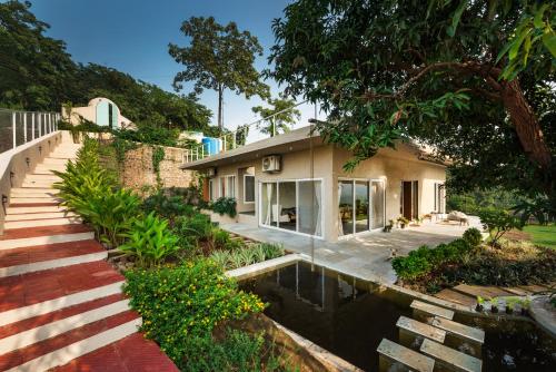 Viesnīcas āriene, SaffronStays Whistling Winds in Unhere Bk