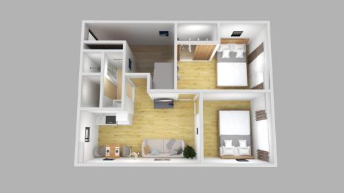 RAKUTO天王寺201 特價2室1厅,難波心斎橋電車5分,天王寺站400m，直達關西機場大阪城USJ 京都.