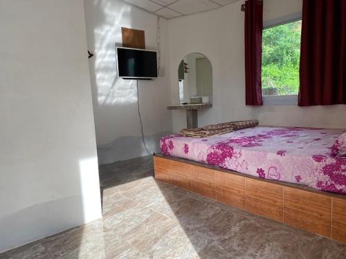 1 double bed