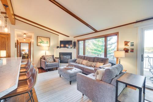 Waterfront Home with Fire Pit and Deck in Balsam Lake! in Balsam Lake, USA