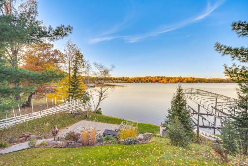 Waterfront Home with Fire Pit and Deck in Balsam Lake! in Balsam Lake, USA