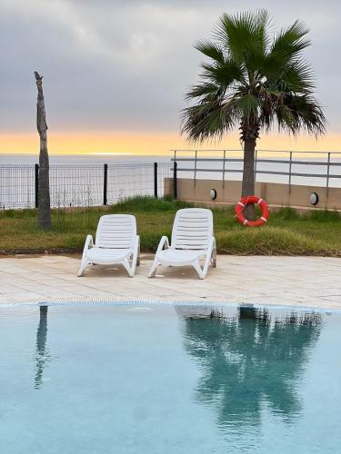Chambre double, vue sur la mer