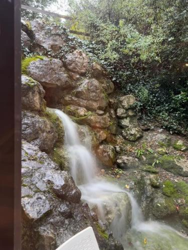 La central de Azparren, junto a la Selva de Irati in Garaioa