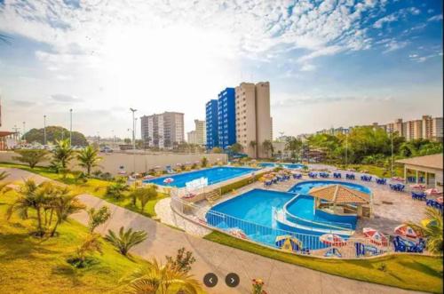 水上樂園, Caldas Novas, Golden Dolphin Grand Hotel, Suíte Aconchegante, AP 003 (Caldas Novas, Golden Dolphin Grand Hotel, Suite Aconchegante, AP 003) in 弗朗卡鎮