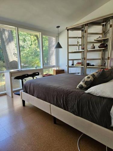 Fall-Winter Mid-Century Modern Relaxing, Retreat in Silver Spring, USA