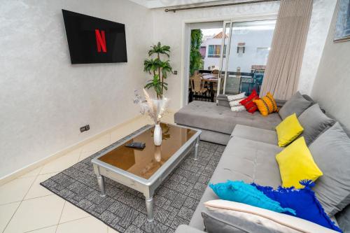 sala de TV, la perle du nord by marina golf asilah in Arcila