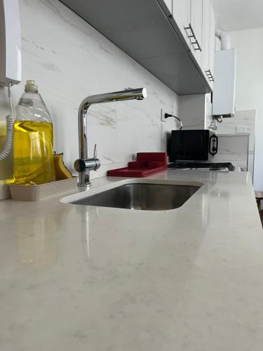 Cozinha, Apart Los Andes, a 400 metros del Movistar Arena in Chacarita