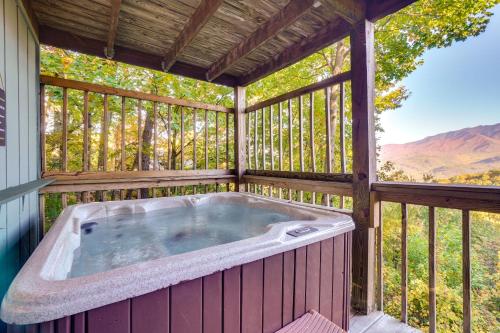 Mountain Views Await about Gatlinburg Cabin with Hot Tub! - image 2