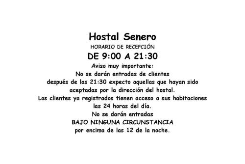 Hostal Senero