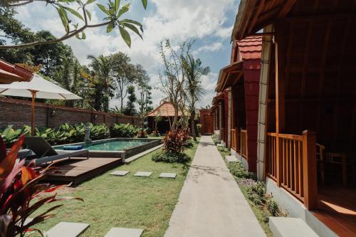 Exterior view, Maha Villa Kelating in Tanah Lot