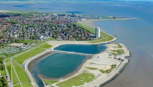 Strandkiesel in Büsum, Deutschland