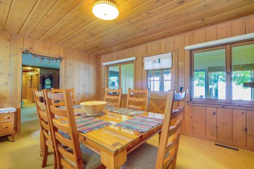 Waterfront Torch Lake Cottage with Dock and Fire Pit! in Central Lake, USA