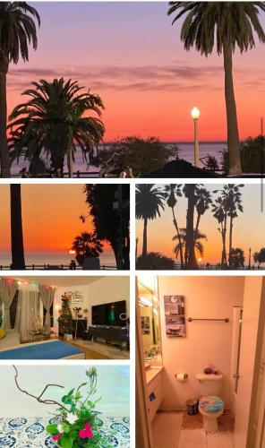 Vacation beach city lovely place in Los Angeles, USA
