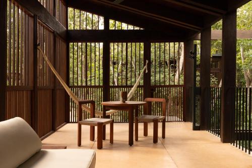 balkon/terras, BOCA DE AGUA BACALAR in Bacalar