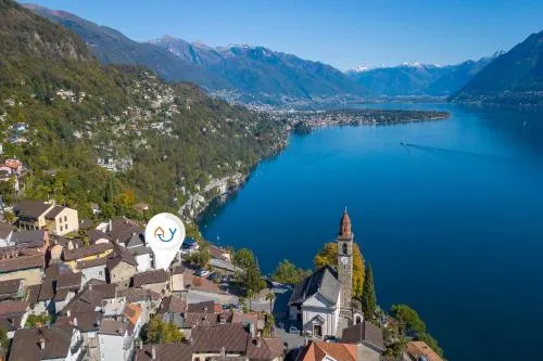 Yellow View Apartment - Ronco S Ascona - Happy Rentals in Ronco sopra Ascona, Schweiz