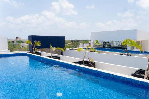 1 BD Suite with Private Balcony, Rooftop Pool, Gym, Tulum (Foto 6)