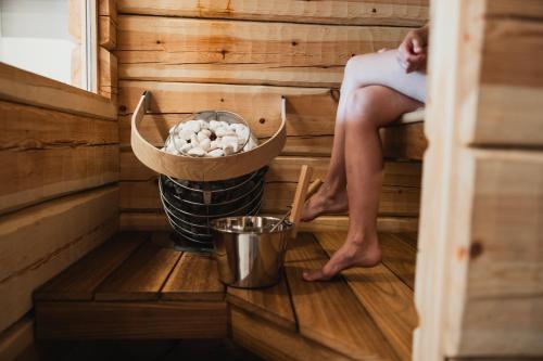 Sauna, Bella Lake Resort in Kuopio