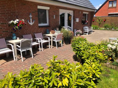 Wattlöwe ruhige Ferienwohnung mit Terrasse nahe Eider & Deich in Tönning, Deutschland