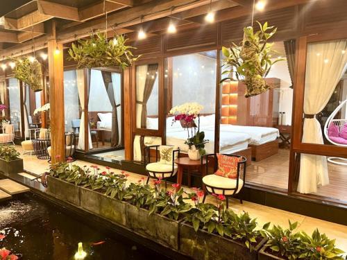 Vườn Trà HomeStay Măng Đen - 정원