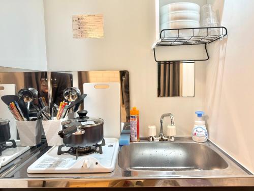 Tokyo 西早稲田駅&高田馬場駅b01 Single Room restaurant