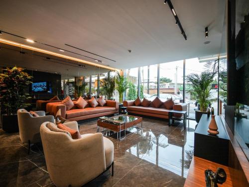 ล็อบบี้, L'Avenue Hotel Apartment Abidjan near สนามบินปอร์ตบูเอต์