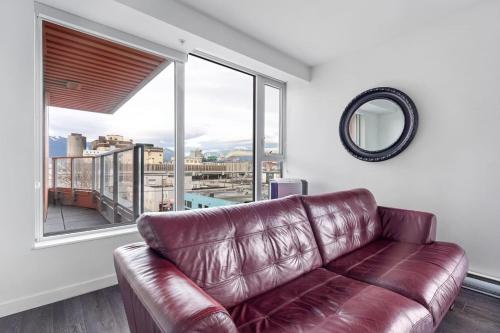 Spacious 2 BR Downtown Condo with Mountain Views in Vancouver, Canada
